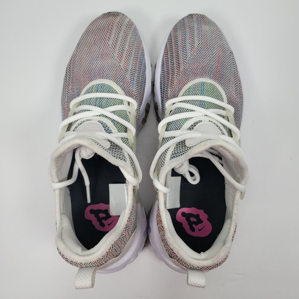 Nike 9 React Presto Flyknit Men's Multicolor Running Shoes CN1709-100 US Size 10 - Picture 5 of 8